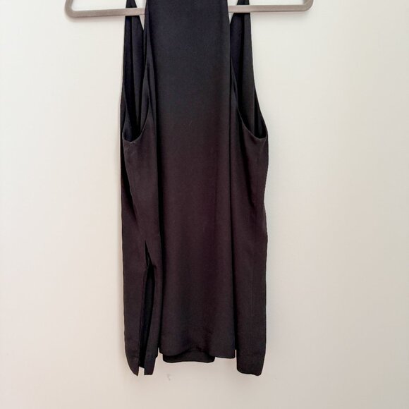 ARITZIA - DAMAGED - Split Seam Long Tank - Women's - Black - Large - Picture 3 of 4
